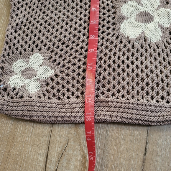 Boho Crochet Beach Tote Bag Flower Pattern - Picture 3 of 4